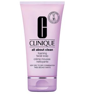 NEW FULL SIZE CLINIQUE ALL ABOUT CLEAN FOAMING FACIAL SOAP 150 ml